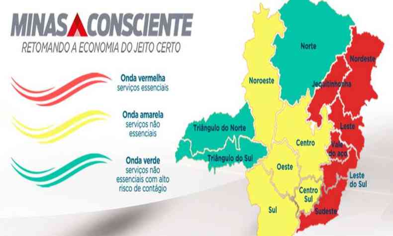 A taxa de incidncia de COVID-19 no estado aumentou 39%(foto: Divulgao/Governo de Minas)