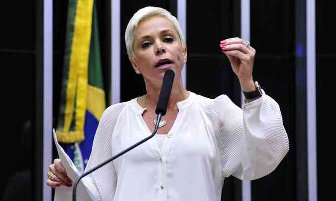 A deputada Cristiane Brasil afirmou que Temer foi receptivo  ideia, mas teria dito que no tem controle sobre a pauta do Congresso (foto: Luis Macedo/Cmara dos Deputados)