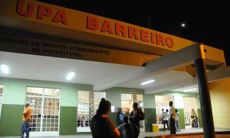 Vtima foi encaminhada para a UPA Barreiro(foto: Marcos Vieira/EM/D.A. Press)