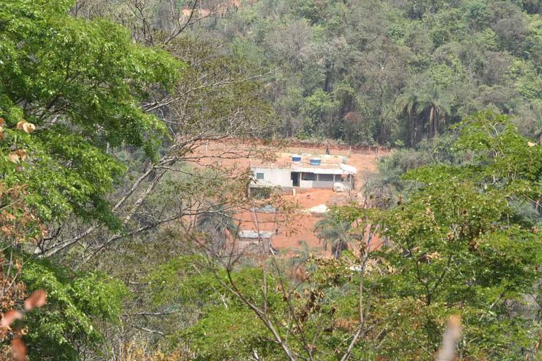 Rio Acima é um dos municípios mais afetados pela supressão de floresta por ação criminosa com e sem fogo, pragas, tempestades e colheitas (foto: Edésio Ferreira/EM/D.A Press) Rio Acima afetada pela supressão de floresta