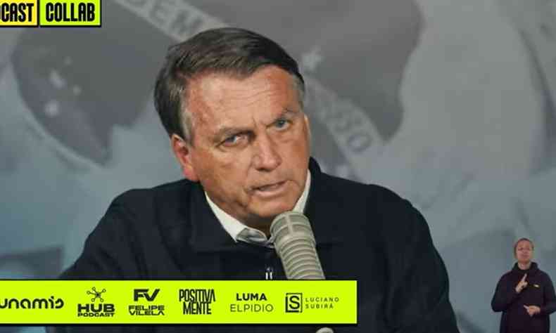 Bolsonaro em participao do podcast