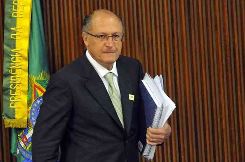 Alckmin, que fez turn no Sul: 