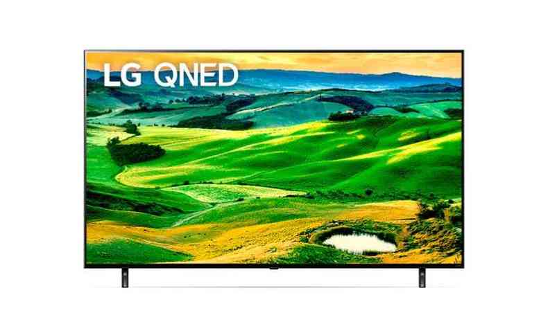 Smart TV LG ThinQ AI QNED 4K QNED80 Divulgao