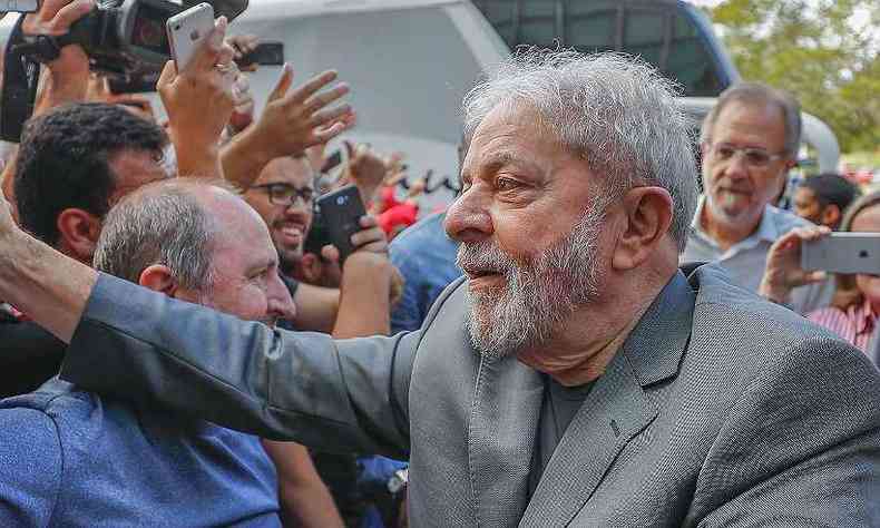 Defesa de Lula diz que no pedir progresso de regime para o semiaberto(foto: Ricardo Stuckert/Instituto Lula)