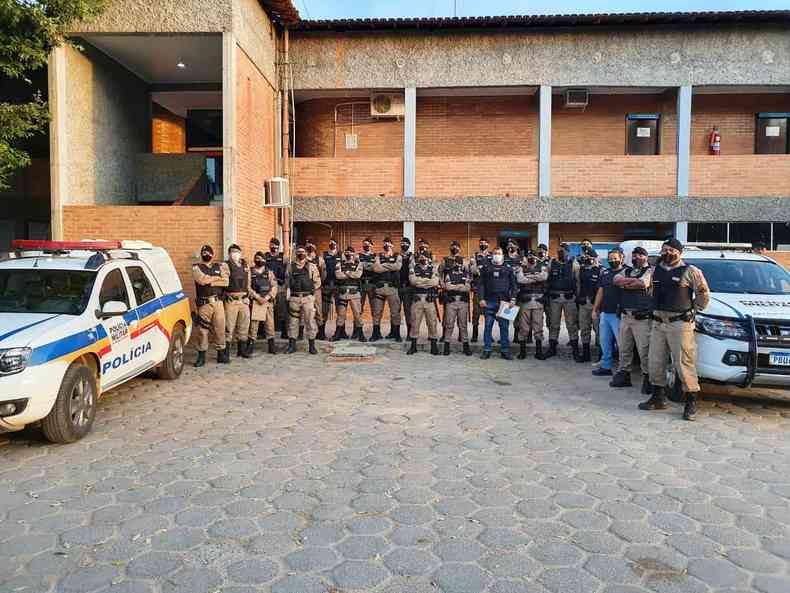 Operao Impacto mobilizou um grande efetivo policial(foto: Policia Militar/divulgao)