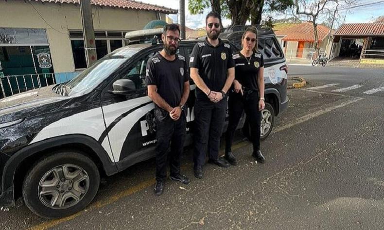 Equipe da Delegacia de Monte Sio prendeu o homem que agredia a mulher