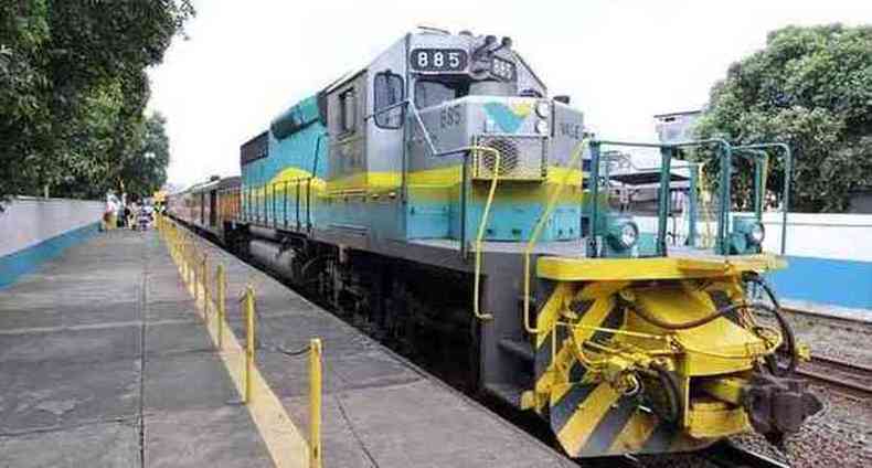 Trem de passageiros da Vale liga as capitais Belo Horizonte a Vitria(foto: Juarez Rodrigues/EM/DA Press)