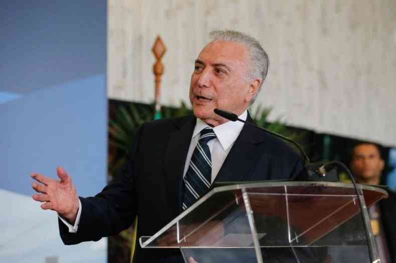 Ainda segundo Temer, Bolsonaro e o ministro do STF conversaram amigavelmente