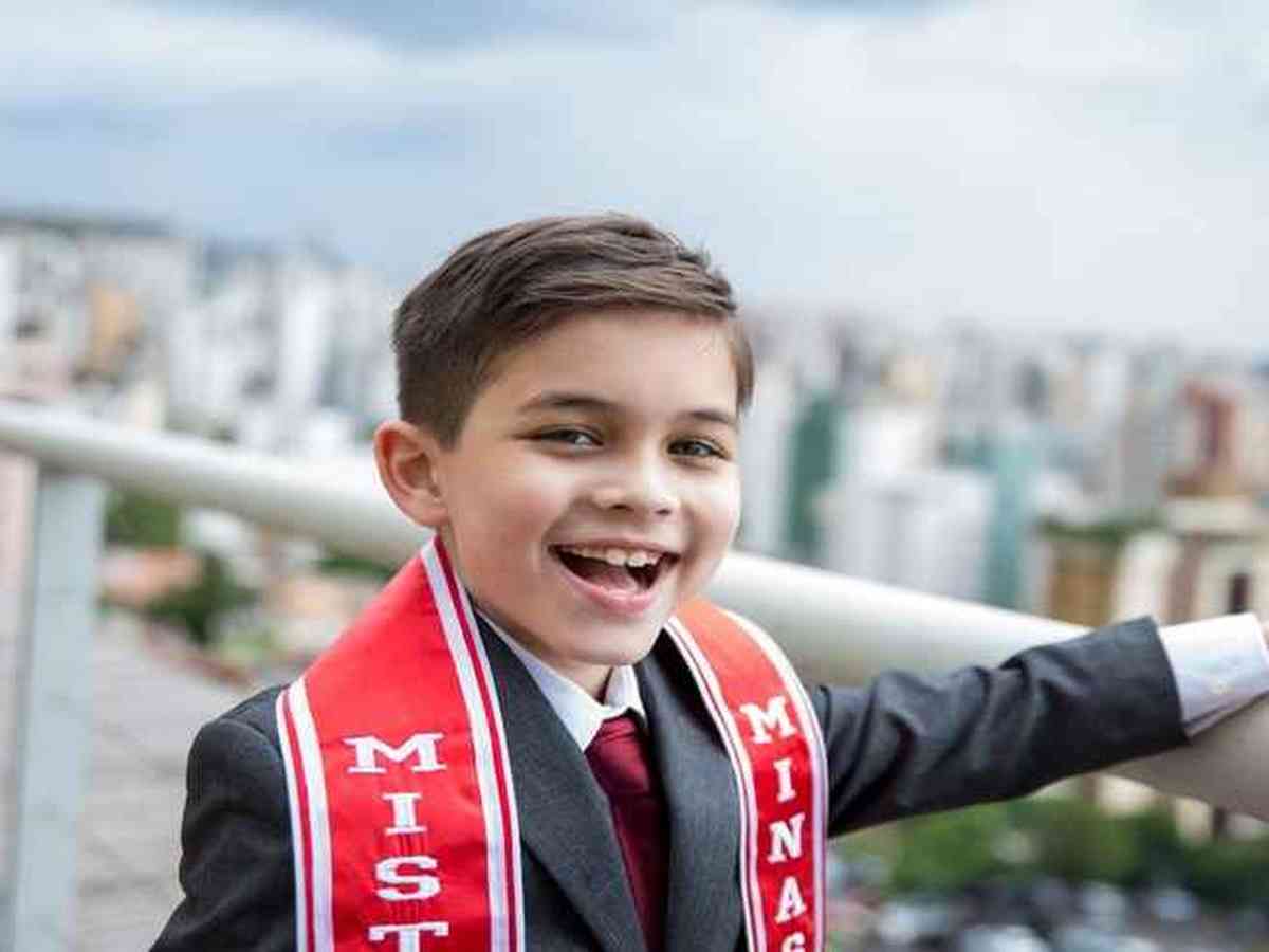 Vitória brasileira: mineiro de 9 anos é eleito Mister Mirim Mundial
