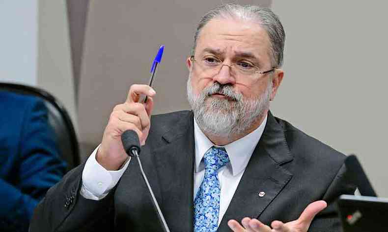 O procurador-geral da Repblica, Augusto Aras, diz ter provas de que est sendo vtima de fake news (foto: PEDRO FRANA/AGNCIA SENADO %u2013 25/9/19)