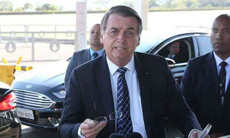 Troca do lder foi defendida por Bolsonaro(foto: Antonio Cruz/Agncia Brasil)