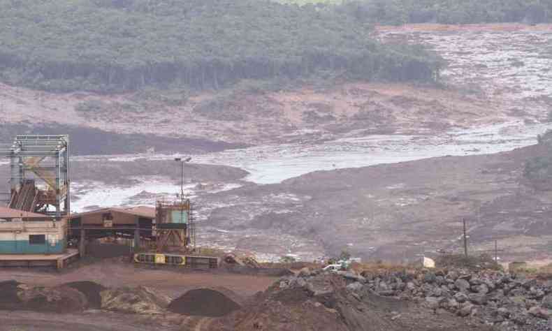 Rompimento da barragem da Vale em Brumadinho completou 10 meses(foto: Edesio Ferreira/EM/D.A Press)