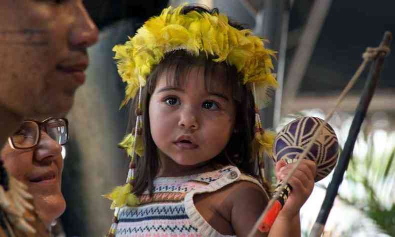 Lideranas indgenas temem - ainda mais - pelo futuro das etnias(foto: Mario Vilela/Funai)