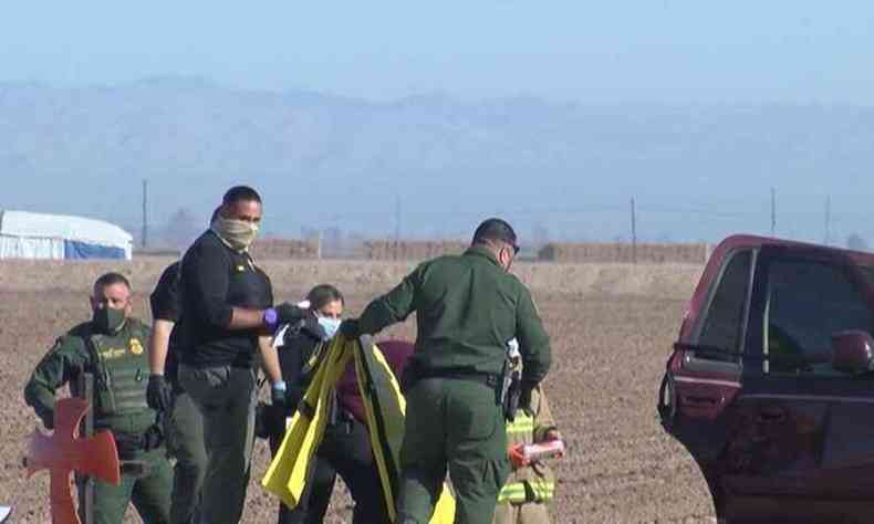 Polcia iniciou investigao das causas do acidente(foto: Reproduo/NBC)