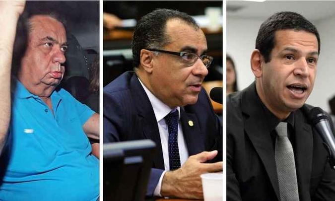 Jorge Picciani no Rio, Celso Jacob em Brasília e Cabo Júlio em MG estão entre os deputados presos no Brasil(foto: Fotos de Wilton Junior/ Alex Ferreira / Ricardo Barbosa ) Jorge Picciani no Rio, Celso Jacob em Brasília e Cabo Júlio em MG estão entre os deputados presos no Brasil(foto: Fotos de Wilton Junior/ Alex Ferreira / Ricardo Barbosa )