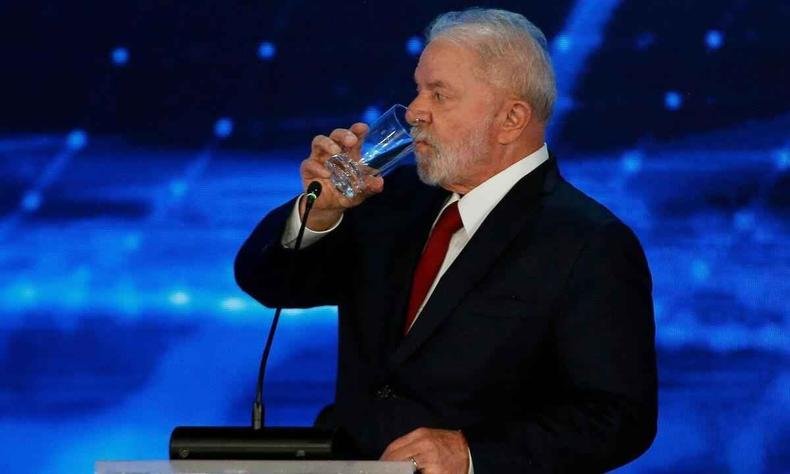 Luiz In�cio Lula da Silva, candidato do PT ao Pal�cio do Planalto