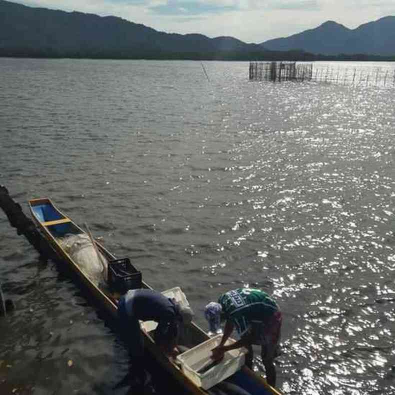 Pescadores da Ilha do Cardoso voltaram a trabalhar depois de projeto de doação(foto: Divulgação)