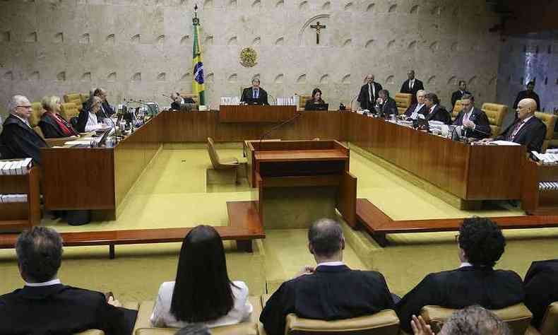 Corte comeou a julgar definitivamente trs aes declaratrias de constitucionalidade(foto: Fabio Rodrigues Pozzebom/Agncia Brasil)