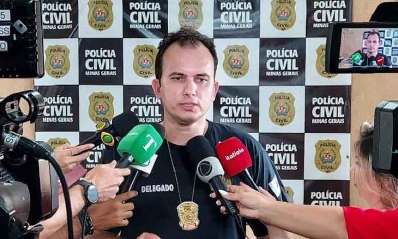 O delegado Anderson Resende preside o inquérito sobre o Tribunal do Crime(foto: PCMG) O delegado Anderson Resende preside o inquérito sobre o Tribunal do Crime