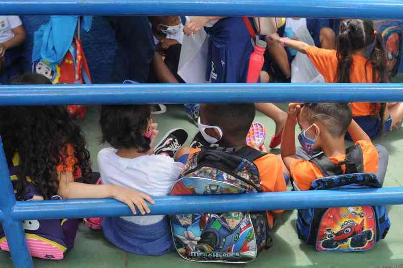 Alunos em sala de aula