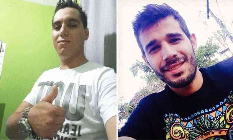 Allan Roger Prado, de 23 anos, e Douglas Eduardo Neto, de 24, no resistiram  exploso(foto: Reproduo da internet/Facebook)