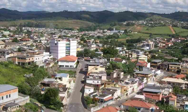 Foto area da cidade de Barroso, em Minas Gerais