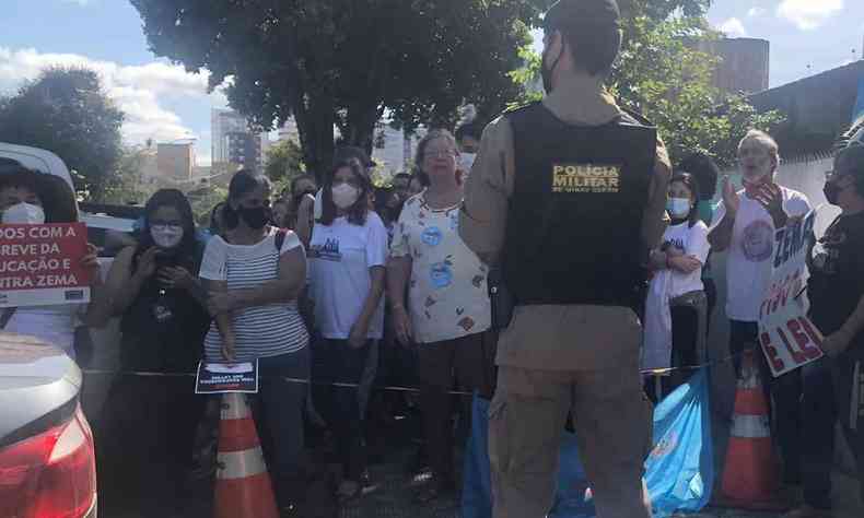 PM observa manifestação em Divinópolis