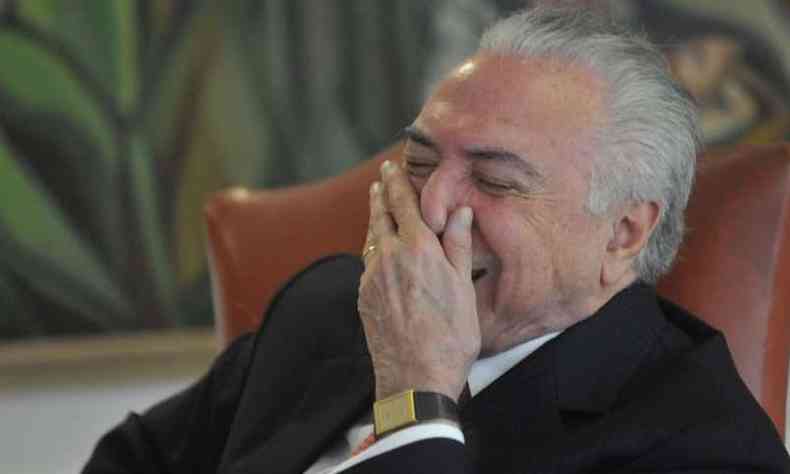 Temer teve valores bloqueados em trs de suas contas(foto: Minervino Junior/CB/D.A Press )