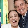 Regina Duarte sobre Bolsonaro: 'Exemplo de lealdade à pátria'