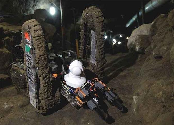 A explora��o � a terceira ocasi�o, em n�vel mundial, em que um rob� ajuda a tra�ar estrat�gias de escava��o(foto: UTERS/Henry Romero )