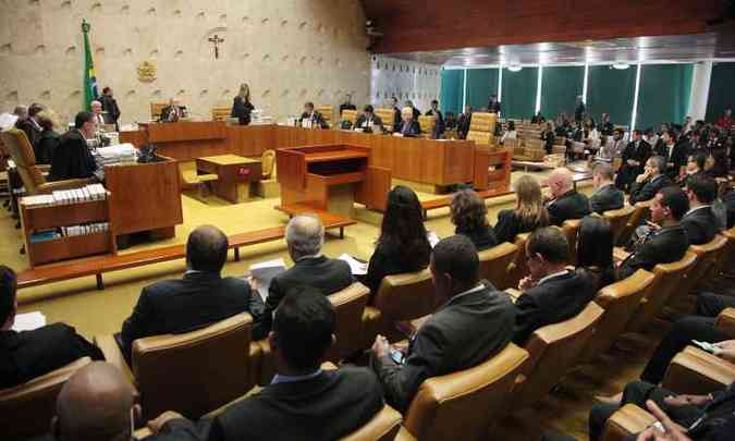 Ministros se renem para julgamento nesta quarta a partir de 14h(foto: Carlos Humberto/SCO/STF )