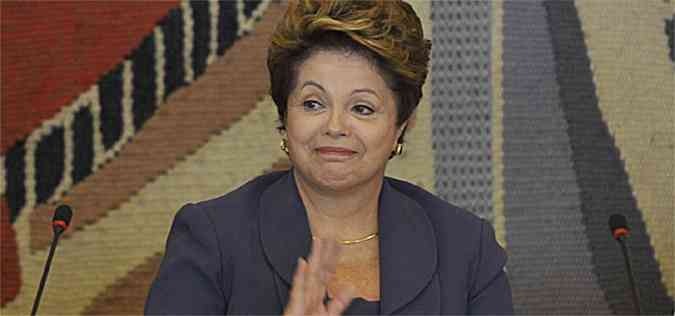 Gripada, a presidente Dilma Rousseff tem cancelado as agendas pblicas(foto: Antnio Cruz/ABr)