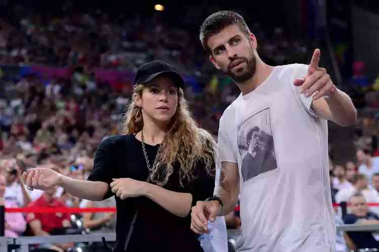 Shakira e Piqu juntos em um evento
