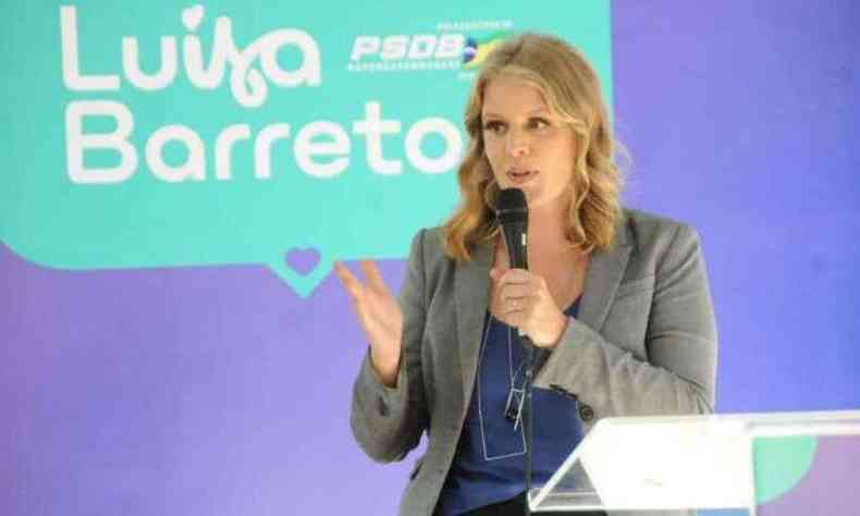 Luisa Barreto  candidata  Prefeitura de BH pela primeira vez (foto: Juarez Rodrigues/EM/D. A. Press)