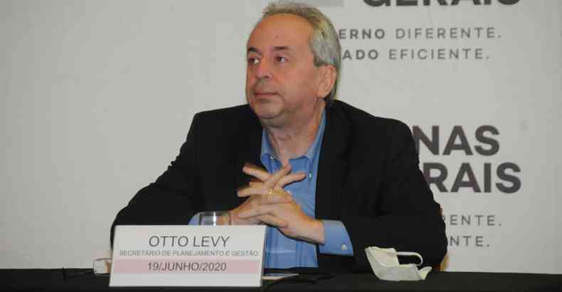 O secretrio de Gesto e Planejamento de Minas, Otto Levy(foto: Juarez Rodrigues/EM/D.A Press - 19/6/20)