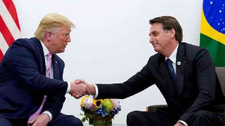 Donald Trump e Bolsonaro pautavam relao biletaral a partir de amizade pessoal, apontam analistas(foto: Reuters)