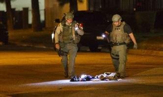 Mochila foi encontrada nas proximidades do centro de assist�ncia(foto: Patrick T. Fallon/AFP)