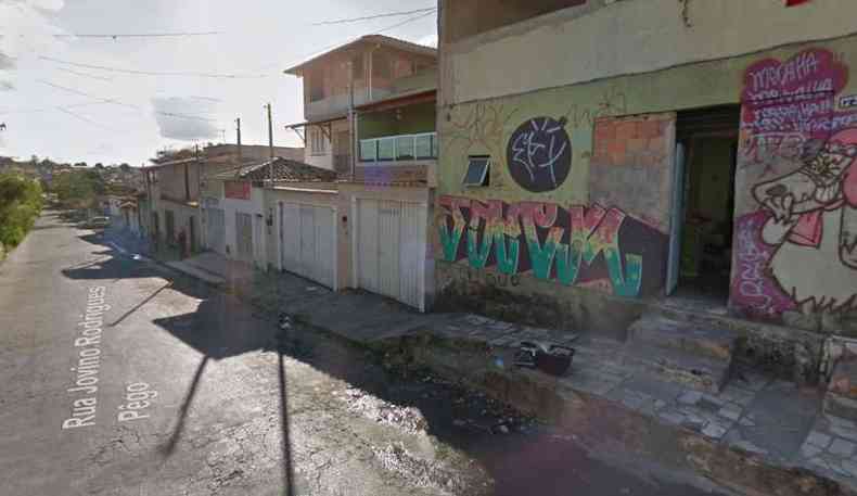 Crime aconteceu no Bairro Mantiqueira, em Venda Nova(foto: Google Street View/Reproduo)
