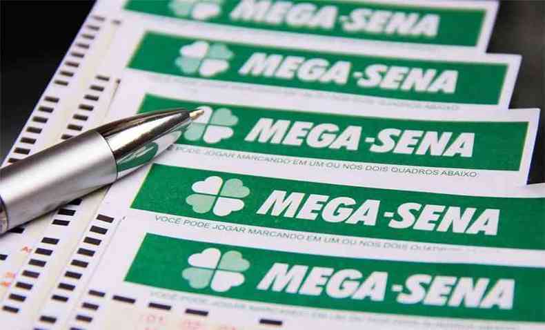 Cartes de aposta da Mega-Sena