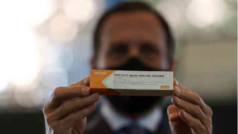 O governador Joao Doria disse que vacina ser obrigatria em So Paulo(foto: Reuters)