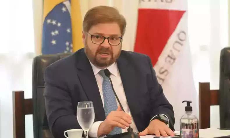 O presidente da casa era o único candidato e precisava de maioria simples(foto: Gladyston Rodrigues/EM/D.A Press) Imagem mostra Agostinho Patrus