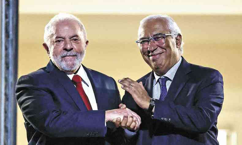 Lula se reuniu com o primeiro-ministro portugus Antonio Costa