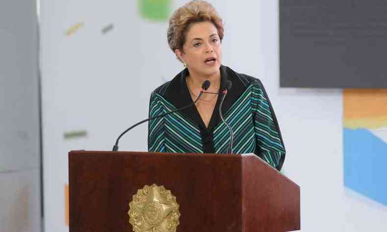 Dilma vai ser dura no discurso, mas a estratgia  evitar provocaes (foto: Carlos Moura / CB / D.A. Pres)