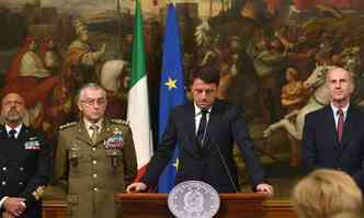O premi da Itlia, Matteo Renzi, disse que as autoridades italianas no 