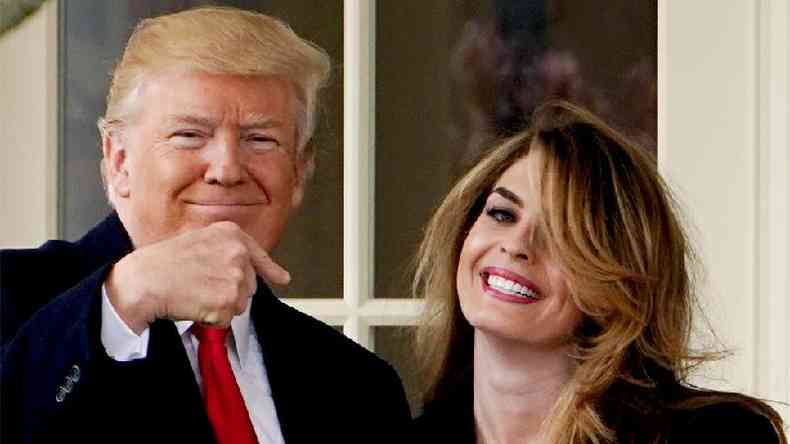 A assessora de Trump, Hope Hicks, testou positivo(foto: AFP)