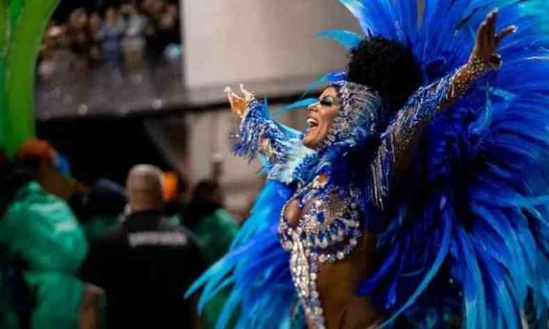 guia de Ouro vence pela primeira vez o carnaval de So Paulo(foto: Reproduo/ Twitter)