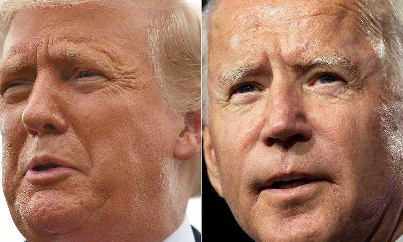 Ambos os candidatos garantem o apoio de seus principais blocos de vota��o(foto: MANDEL NGAN, JIM WATSON / AFP )