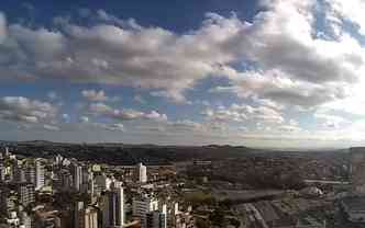 Clima em Belo Horizonte(foto: Reproduo Twitter/Defesa Civil BH)