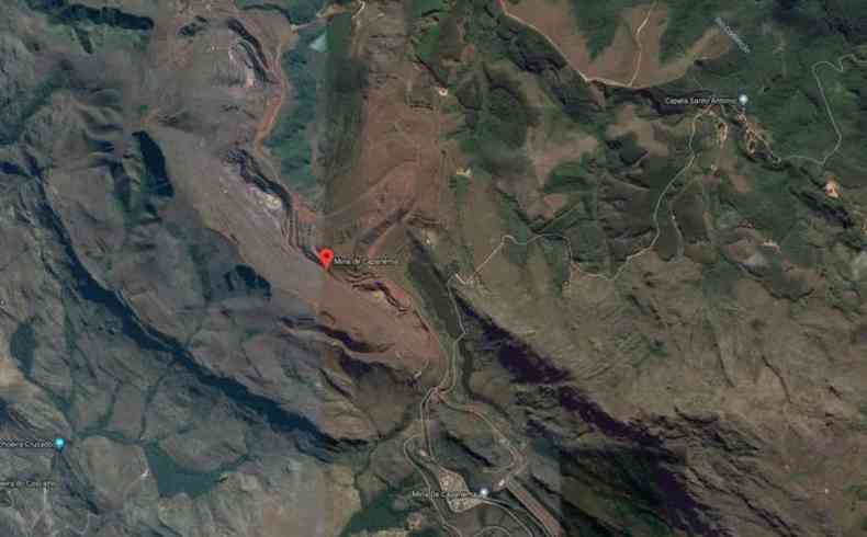 Entre as minas est a Capanema, localizada em Santa Brbara(foto: Reproduo/Google Street View')