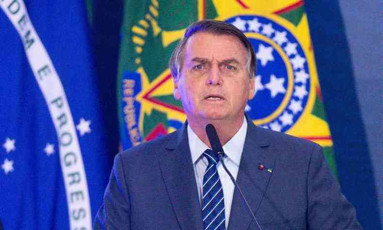 Depois do filho Flvio, presidente Jair Bolsonaro, atualmente sem partido, pode ser filiado ao Patriota(foto: Agncia Brasil/Reproduo)